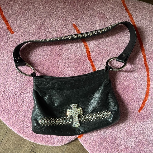 Bb Simon Swarovski crystal leather bag - Picture 5 of 5